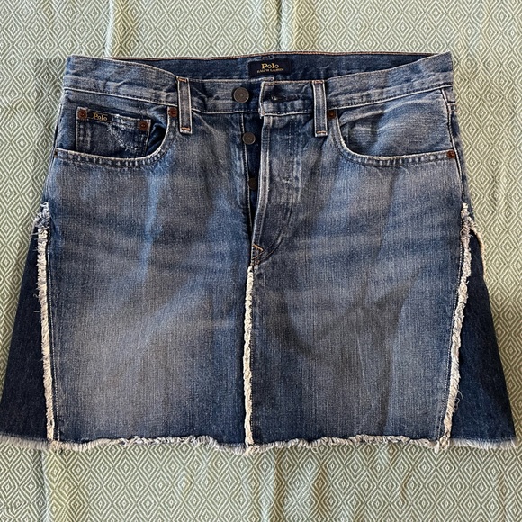 Polo Ralph Lauren Jean Skirt - Picture 1 of 3